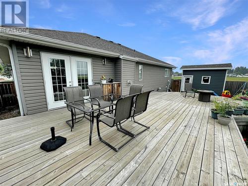 41 4Th Avenue, Battleford, SK - Outdoor With Deck Patio Veranda With Exterior