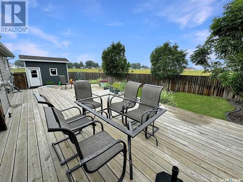 41 4Th Avenue, Battleford, SK - Outdoor With Deck Patio Veranda With Exterior