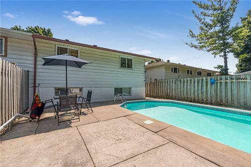 34 Rita Avenue, Hamilton, ON - Outdoor With In Ground Pool With Exterior