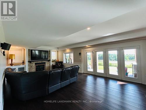 20 Natural Terrace, Brampton, ON - Indoor Photo Showing Living Room With Fireplace