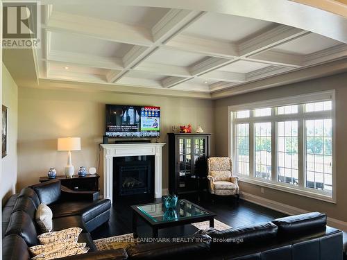 20 Natural Terrace, Brampton, ON - Indoor Photo Showing Living Room With Fireplace