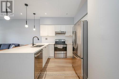 74-B Coxwell Avenue, Toronto (Greenwood-Coxwell), ON - Indoor Photo Showing Kitchen With Stainless Steel Kitchen With Upgraded Kitchen