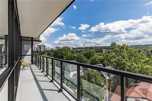 101 Locke Street S|Unit #504, Hamilton, ON - Outdoor With Balcony With View With Exterior