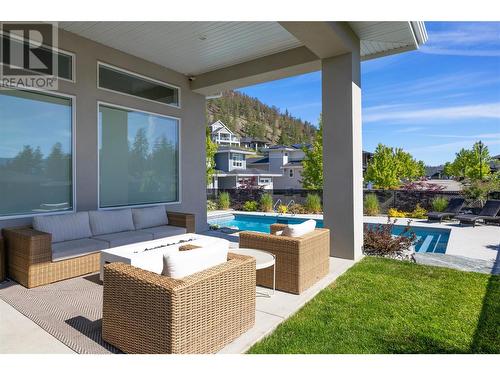 99 Forest Edge Place, Kelowna, BC - Outdoor With In Ground Pool With Deck Patio Veranda With Exterior