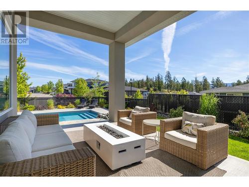 99 Forest Edge Place, Kelowna, BC - Outdoor With In Ground Pool With Deck Patio Veranda With Exterior