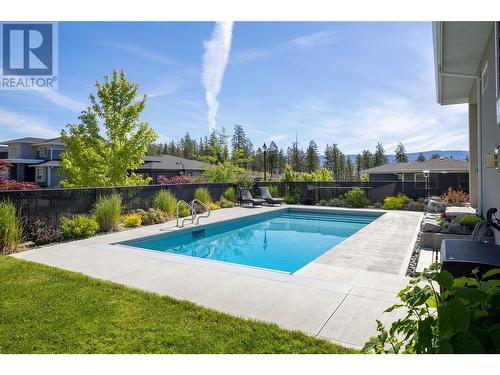 99 Forest Edge Place, Kelowna, BC - Outdoor With In Ground Pool With Backyard