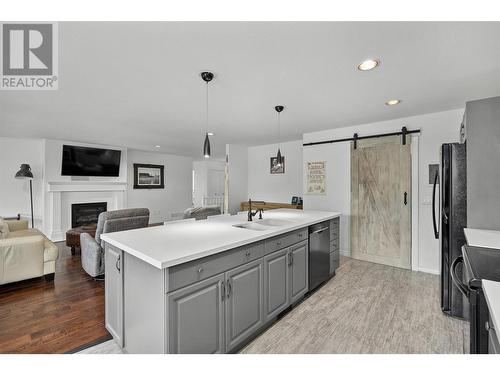 1503 Tanemura Crescent, Kelowna, BC - Indoor With Fireplace