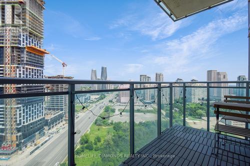 2202 - 220 Burnhamthorpe Road, Mississauga (City Centre), ON - Outdoor With Balcony