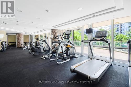 2202 - 220 Burnhamthorpe Road, Mississauga (City Centre), ON - Indoor Photo Showing Gym Room