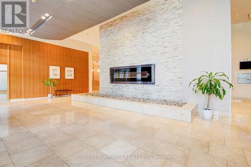 2202 - 220 Burnhamthorpe Road, Mississauga (City Centre), ON - Indoor With Fireplace