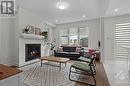 129 Shallow Pond Place, Ottawa, ON  - Indoor Photo Showing Living Room With Fireplace 