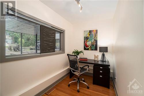 Home office at the front of house - 474 Sunnyside Avenue, Ottawa, ON - Indoor Photo Showing Office