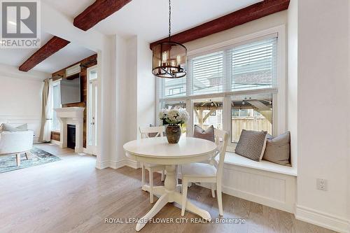 1243 Mcphedran Place, Milton (Ford), ON - Indoor Photo Showing Dining Room With Fireplace