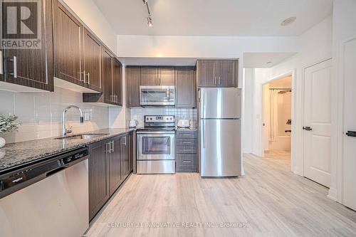 2210 - 3700 Hwy 7, Vaughan, ON - Indoor Photo Showing Kitchen With Stainless Steel Kitchen With Upgraded Kitchen