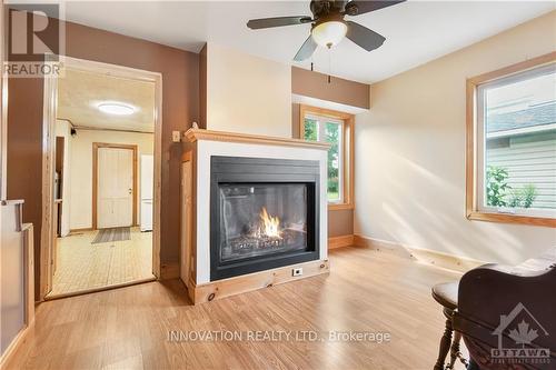 42 Montague Street, Lanark, ON - Indoor Photo Showing Living Room With Fireplace