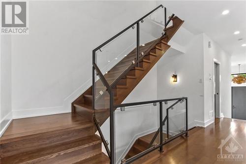 Beautiful custom stairs - 135 Carleton Avenue, Ottawa, ON - Indoor Photo Showing Other Room