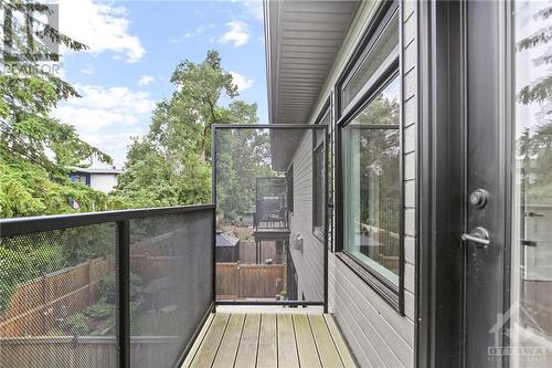 Balcony off Principal bedroom - 135 Carleton Avenue, Ottawa, ON - Outdoor With Balcony With Exterior