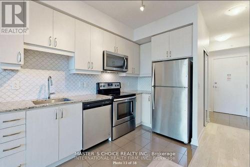 419 Ne - 9205 Yonge Street, Richmond Hill (Langstaff), ON - Indoor Photo Showing Kitchen With Stainless Steel Kitchen With Upgraded Kitchen