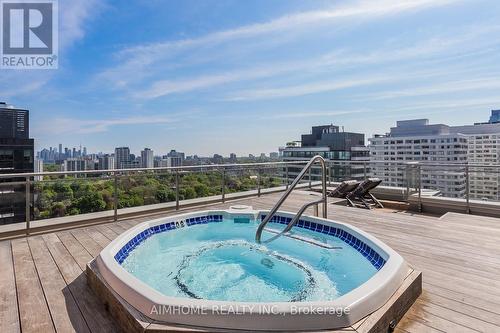 1808 - 83 Redpath Avenue, Toronto (Mount Pleasant East), ON - Outdoor With Above Ground Pool With Deck Patio Veranda With View