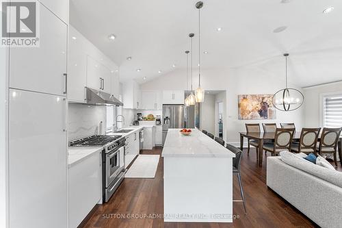 16 Benway Drive, Toronto (Rexdale-Kipling), ON - Indoor Photo Showing Kitchen With Upgraded Kitchen