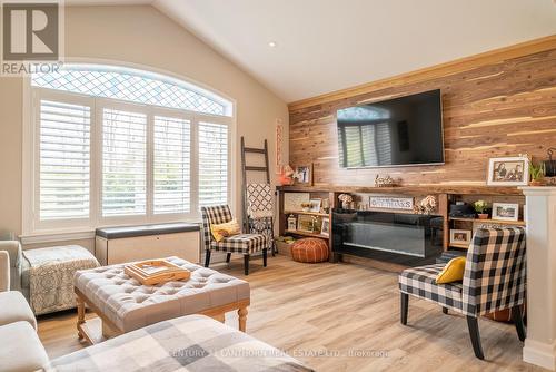 846 Burr Road, Prince Edward County (Ameliasburgh), ON - Indoor Photo Showing Living Room With Fireplace