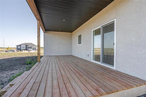 81 Wild Plum Lane, Steinbach, MB - Outdoor With Deck Patio Veranda With Exterior