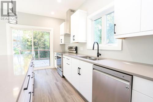 21 Garden Ave, Sault Ste. Marie, ON - Indoor Photo Showing Kitchen With Double Sink