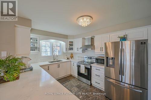 2 Black Hills Court, Brampton, ON - Indoor Photo Showing Kitchen With Double Sink With Upgraded Kitchen