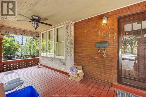 1077 Chilver Road, Windsor, ON - Outdoor With Deck Patio Veranda With Exterior