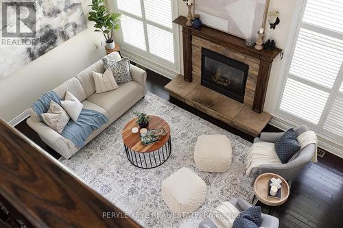 67 Clearbrook Trail, Bracebridge, ON - Indoor Photo Showing Living Room With Fireplace