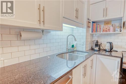 222 Guigues Avenue Unit#504, Ottawa, ON - Indoor Photo Showing Kitchen With Double Sink