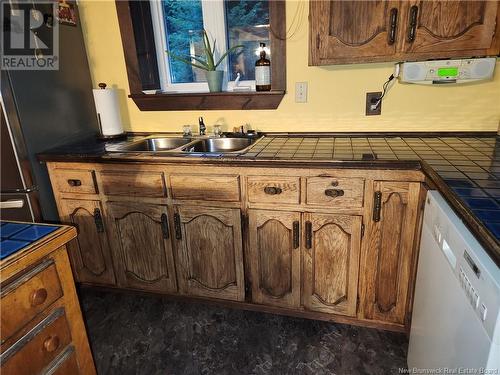 16032 Route 105, Dsl De Drummond/Dsl Of Drummond, NB - Indoor Photo Showing Kitchen With Double Sink