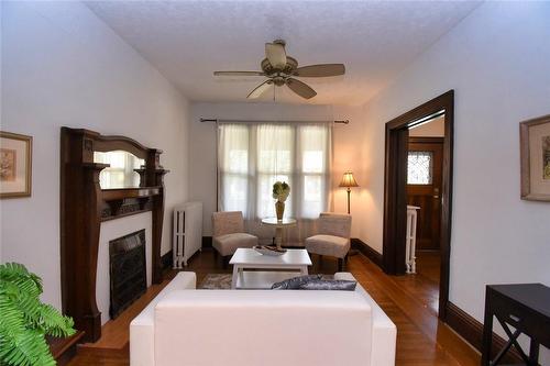 Living Room - 185 Fairleigh Avenue S, Hamilton, ON - Indoor With Fireplace