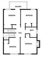 Upper Level floorplan - 