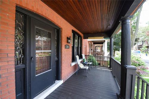 Front Porch - 185 Fairleigh Avenue S, Hamilton, ON - Outdoor With Deck Patio Veranda With Exterior