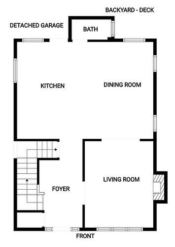 Main Level Floorplan - 185 Fairleigh Avenue S, Hamilton, ON - Other