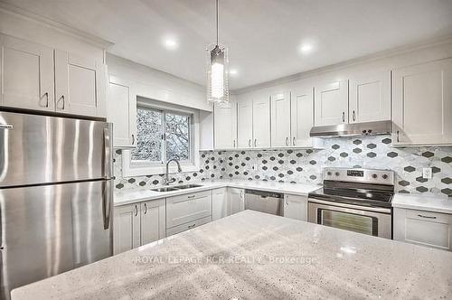 358 Agar Ave, Bradford West Gwillimbury, ON - Indoor Photo Showing Kitchen With Double Sink With Upgraded Kitchen