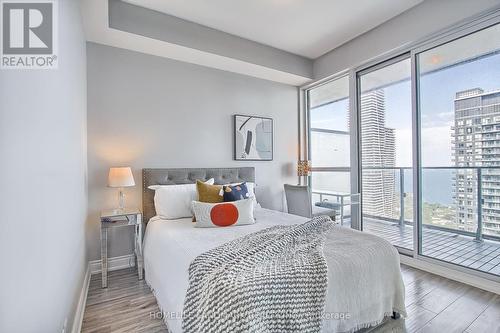 3810 - 10 Park Lawn Road, Toronto (Mimico), ON - Indoor Photo Showing Bedroom