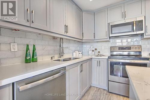 3810 - 10 Park Lawn Road, Toronto (Mimico), ON - Indoor Photo Showing Kitchen With Stainless Steel Kitchen With Double Sink