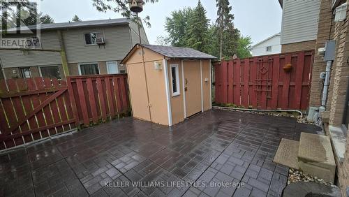 Private patio and shed - 162 - 1775 Culver Drive, London, ON - Outdoor With Exterior