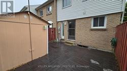 Private patio and shed - 