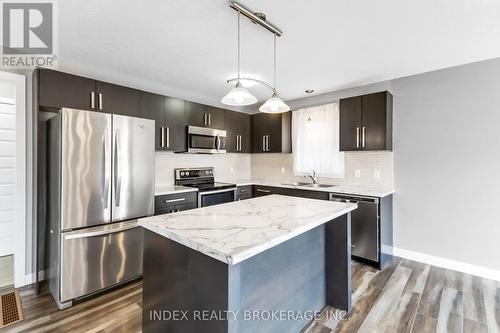 750 Freeport Street, London, ON - Indoor Photo Showing Kitchen With Double Sink With Upgraded Kitchen