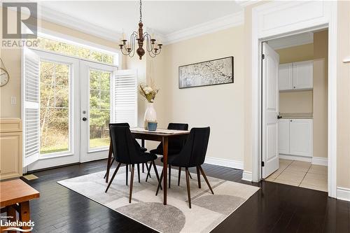 67 Clearbrook Trail, Bracebridge, ON - Indoor Photo Showing Dining Room