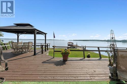 32 Peats Point Lane, Prince Edward County (Ameliasburgh), ON - Outdoor With Body Of Water With Deck Patio Veranda With View