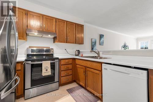 4 - 165 Main Street E, Grimsby, ON - Indoor Photo Showing Kitchen With Double Sink