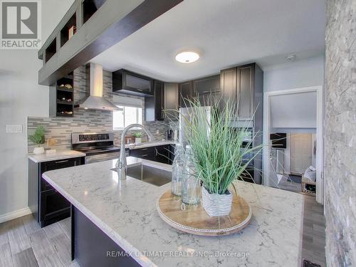 216 Gary Drive, Toronto (Humberlea-Pelmo Park), ON - Indoor Photo Showing Kitchen With Upgraded Kitchen