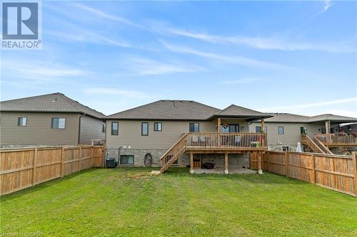 167 17Th Avenue A, Hanover, ON - Outdoor With Deck Patio Veranda With Backyard With Exterior