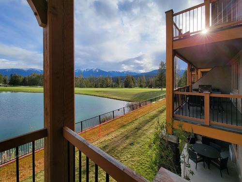 822A - 800 Bighorn Boulevard, Radium Hot Springs, BC - Outdoor With Body Of Water With Balcony With View With Exterior