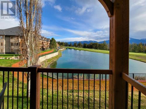 800 Bighorn Boulevard Unit# 822A, Radium Hot Springs, BC - Outdoor With Body Of Water With Balcony With View