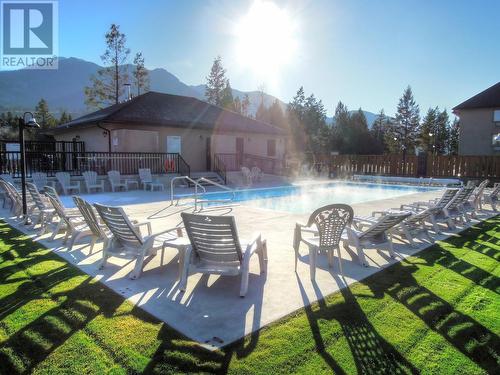 800 Bighorn Boulevard Unit# 822A, Radium Hot Springs, BC - Outdoor With In Ground Pool